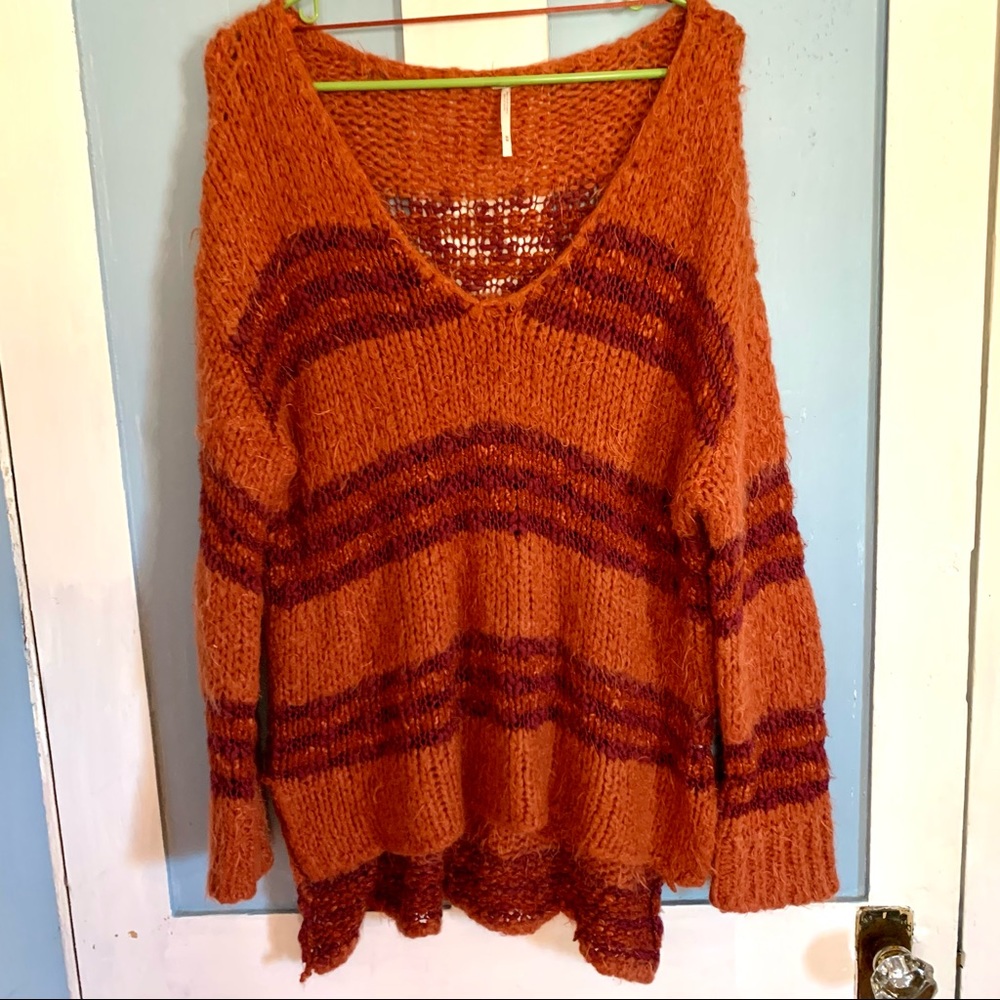 Free People Linus Sweater - Paprika, M